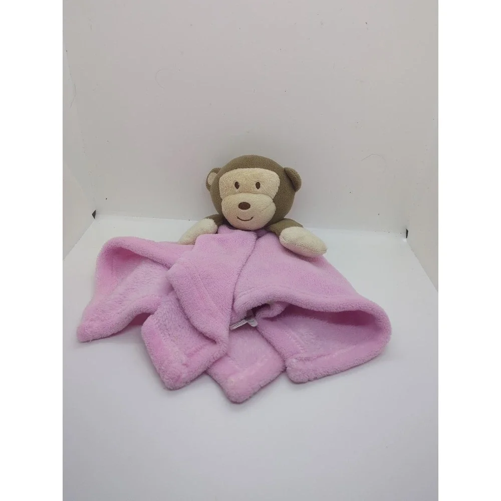 Minimi Pink Plush Security Blanket 40 Cm X 40cm